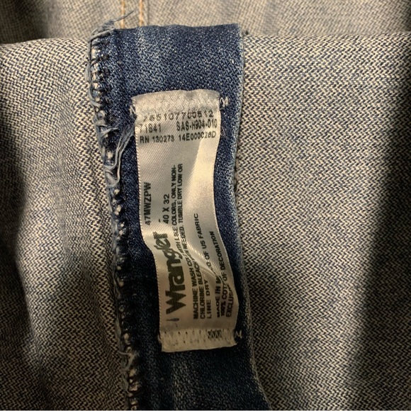 Wranger Style 47MWZPW Men's Jeans Size 40 x 32 - Picture 3 of 6